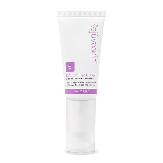 Rejuvaskin Retinoid Eye Cream, Under Eye Cream with Tri-RetinX Complex, Reduces Dark Circles & Puffiness, Anti-Aging Eye Treatment, 20ml
