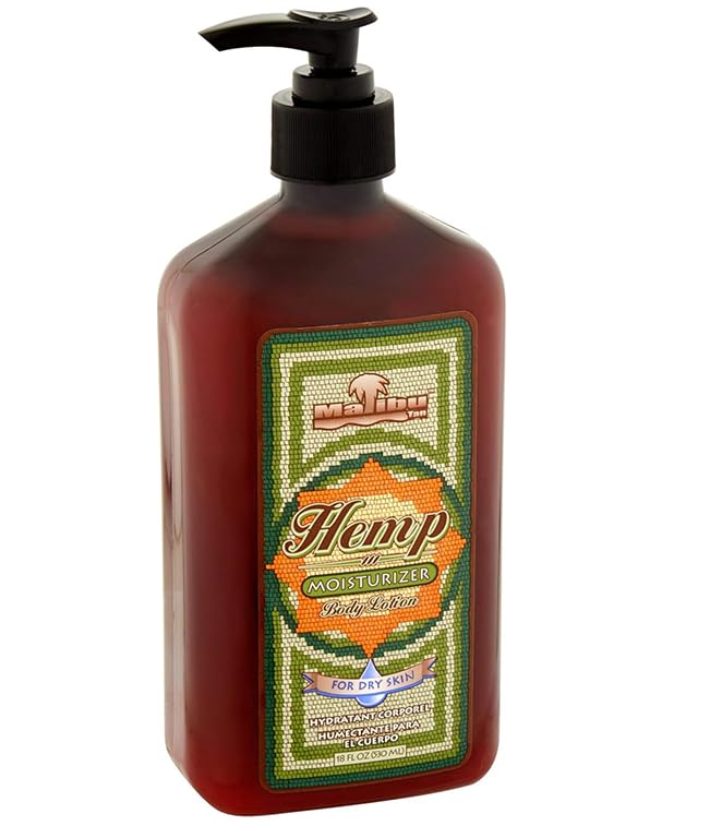 Malibu Tan Body Lotion for Dry Skin HEMP Moisturizer, 18 fl oz - NEW