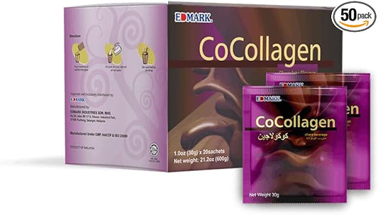 EDMARK COCOLLAGEN Natural Ingredients High Grade Quality Collagen Supplement, Light Brown