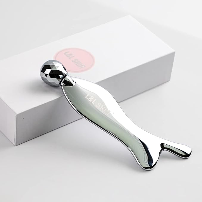 Gua sha Tool, Gua Sha Facial Tools by L&L SKIN, Face Roller Guasha for Skincare