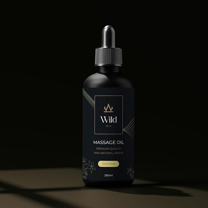 Jasemine Luxurious Lavender Massage Oil Mineral, Grape Seed, Jojoba & Lavender Skin Moisturization Hair Nourishment Hydration, Elasticity, Vegan & Natural (250ml)