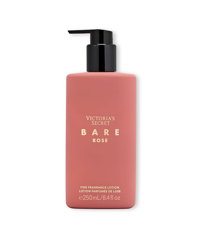 Victoria's Secret Bare Rose Fragrance Body Lotion, Notes of Pear Skin, Rosa Centifolia & Sheer Woods (8.4 oz)