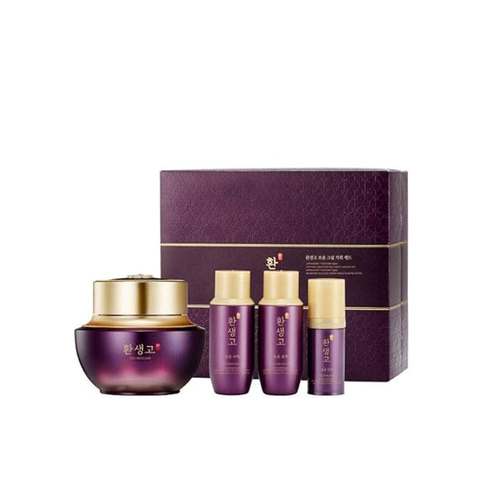 The Face Shop Yehwadam Hwansaenggo Ultimate Rejuvenating 4 Piece Set | Ultimate Anti-Aging for Skin Balance, Vitality & Natural Radiance Restoration | 4 Pieces Set