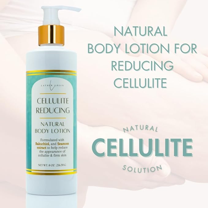 Cellulite Reducing Natural Body Lotion – Hydrating, Toning & Firming, 8 oz
