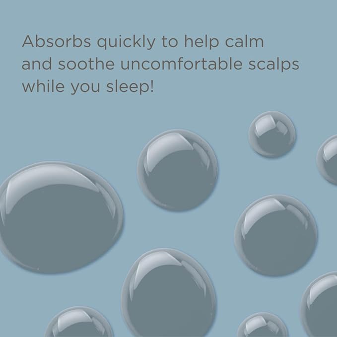 Hairitage Don’t Wait Up Anti Dandruff Overnight Scalp Relief Scalp Mist - For Dry, Itchy Scalp - Calms Irritated Scalp - Absorbs Quickly - Formulated with Aloe Vera + Peppermint, 4 Fl Oz