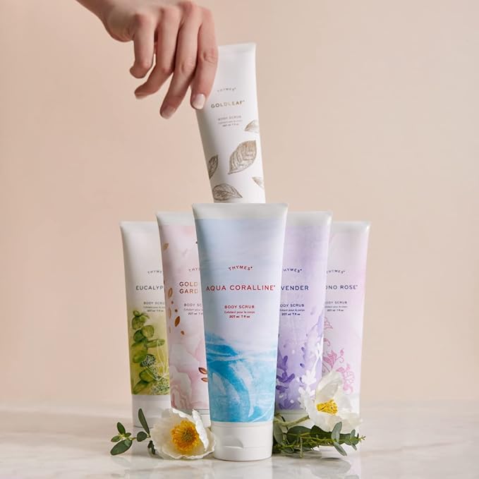 Thymes Body Scrub - 7 FL Oz - Kimono Rose