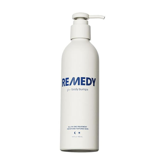 Remedy for Body Bumps – Treatment for Keratosis Pilaris (KP) and Textured, Crepey Skin with Urea, Lactic Acid, and Retinol -– Smoothing Body Moisturizer Lotion – By Dermatologist Dr. Shah