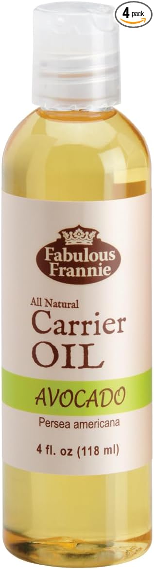 Fabulous Frannie Avocado Carrier Oil Base Oil for Essential Oil or Massage 4oz (Pack of 1)
