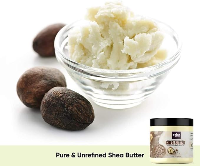 Raw Unrefined Organic Ivory Shea Butter For Skin Face Hair Stretch Marks, Make Whipped Body Butter, 100gm