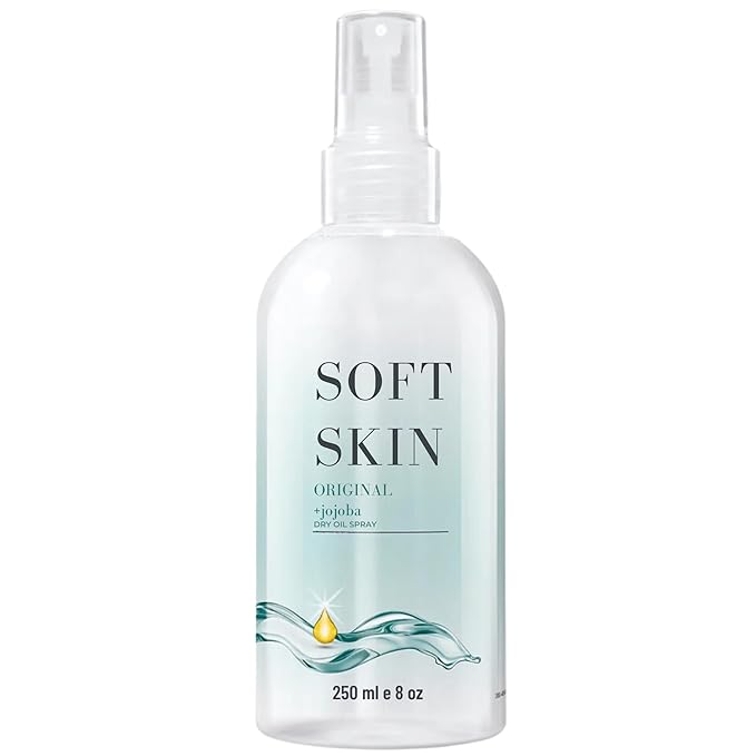 Soft Skin Jojoba Original Dry Oil Spray - 8 oz, Body Oil After Shower