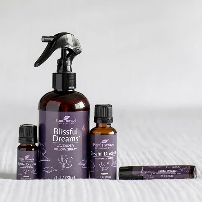 Plant Therapy Blissful Dreams Essential Oil Blend 30 mL (1 oz) 100% Pure, Undiluted, Natural Aromatherapy