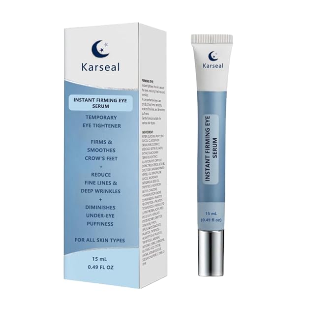 Instant Firming Eye Serum – Targets Under-Eye Bags, Wrinkles, Dark Circles & Fine Lines – Anti-Aging Formula (15ml / 0.49 oz)