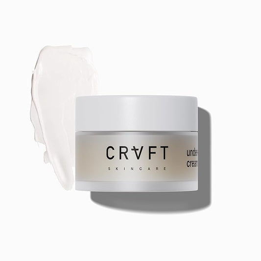 CRVFT Under Eye Cream | Brighten Dark Circles/Reduce the Appearance of Puffy Eyes | Peppermint Scented w/Caffeine | 30-Day Supply [.25 ounces]
