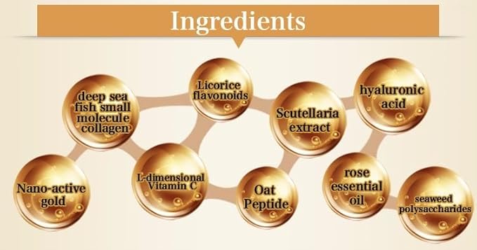 24K Gold Eye Patches Collagen Anti-Wrinkle Anti-Aging Beauty & Personal Care Dark Circles & Puffiness Brightener Rejuvenating Christmas Gift for Women Christmas Gift for Mom Skin Care Facial Travel