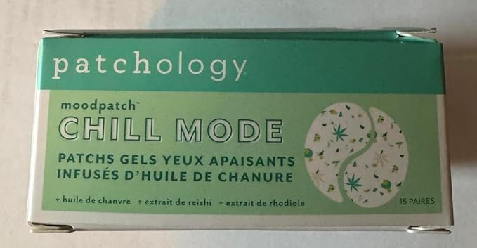 Patchology Chill Mode Under Eye Patches – Oil-Infused Gel Masks, Ideal for Puffy Eyes, Dark Circles & Wrinkles – Depuffer Pads for Puffy Eyes, Hydration & Refreshing Skin – 15 Count