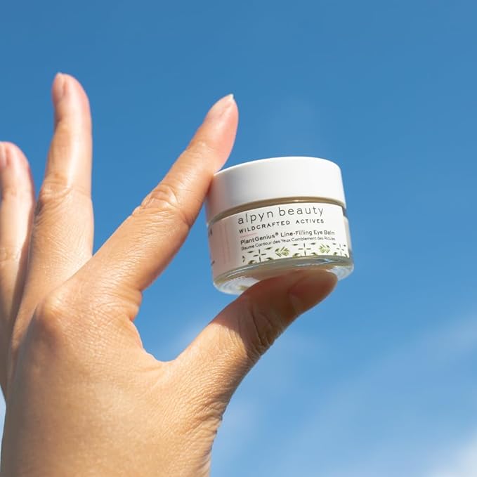 Alpyn Line-Filling Eye Balm with Bakuchiol & Caffeine, Reduce the Look of Fine Lines & Wrinkles, Minimize the Appearance of Puffiness & Target Dark Circles, 0.5 oz / 14 ml