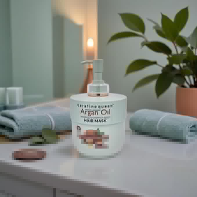 Argan Oil Hair Mask | Nourishing Anti-Dandruff Treatment | 35.19 fl oz | Professional Salon and Home Use