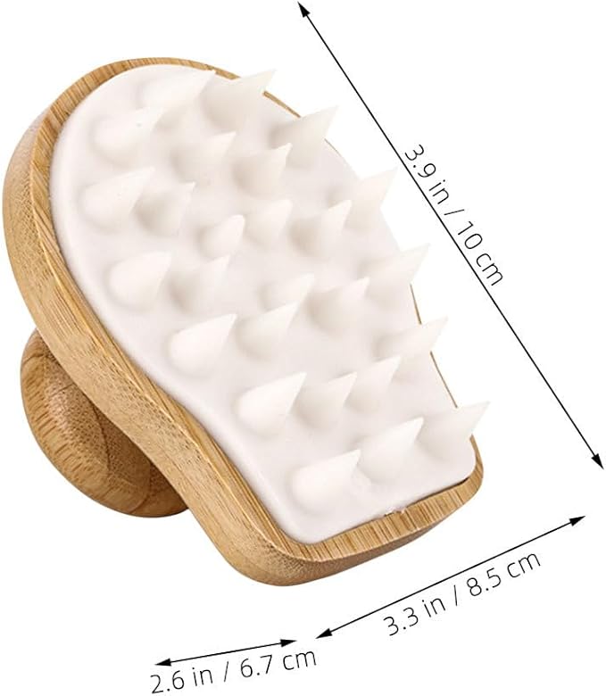 Shampoo Brush Comb Massager Hair Shampoo Cleaning Brush Hair Brush Hair Exfoliator Shower Brush for Hair Shower Stuff for Teen Hair Care Head Scrubber Scalp Bath Brush