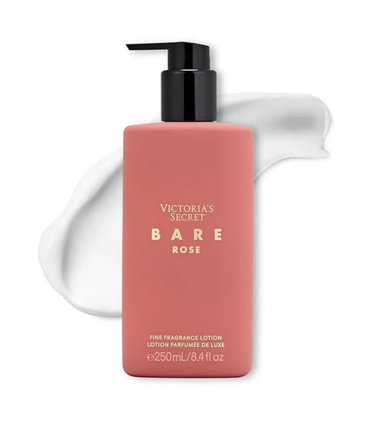 Victoria's Secret Bare Rose Fragrance Body Lotion, Notes of Pear Skin, Rosa Centifolia & Sheer Woods (8.4 oz)