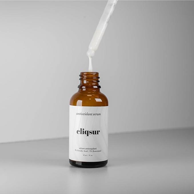 Antioxidant Serum - with Ferulic Acid, Resveratrol & Aspalathus Linearis - Vitamin C for Face - Brighten Complexions & Protect Skin's Surface