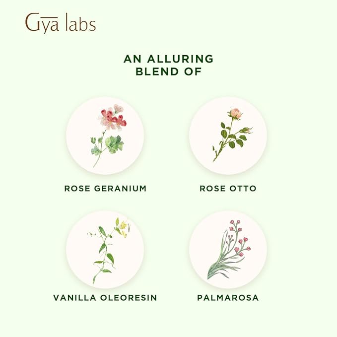 Gya Labs True Romance Essential Oil Blend - Sweet & Floral Scent (0.34 Fl Oz)