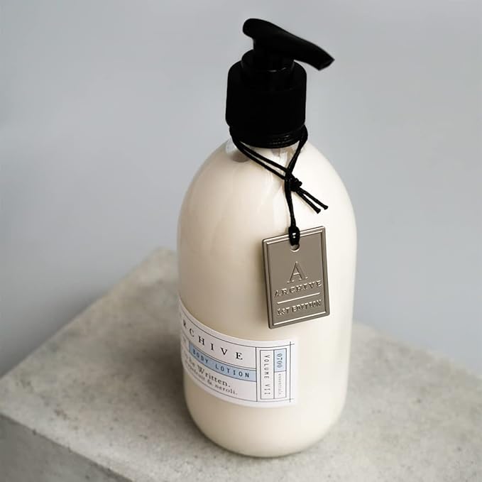 Archive Yet To Be Written Body Lotion Natural Moisturizing Lotion for Men & Women Lightly Scented 16.5 oz