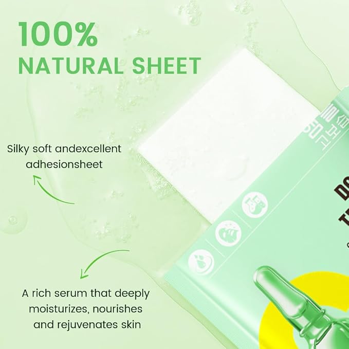 Tea Tree Face Masks Skincare,Nourish,Deep Moisturizing,Atural Skin Care Spa Face Mask,Hydrating Smoothing Face Masks for Women Men,for All Skin Types 6 Pack