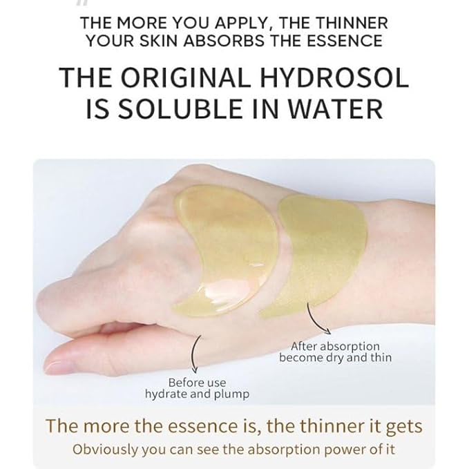 Green Cosmos. 24k Under Eye Patches - 30 Pairs - Under Eye Mask for Eye Care,Hydrating Moisturizing Eye Mask Patch Under Eye Patches for Dark Circles and Puffiness (Avacado)