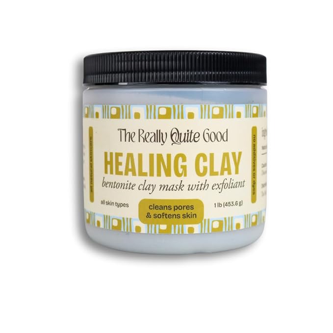 Purifying Clay Mask for Oily Skin, Blackheads & Pore Tightening – Deep Cleansing Detox Mask with Bentonite & French Green Clay for Soft, Hydrated Skin, Exfoliation, and Radiant Glow