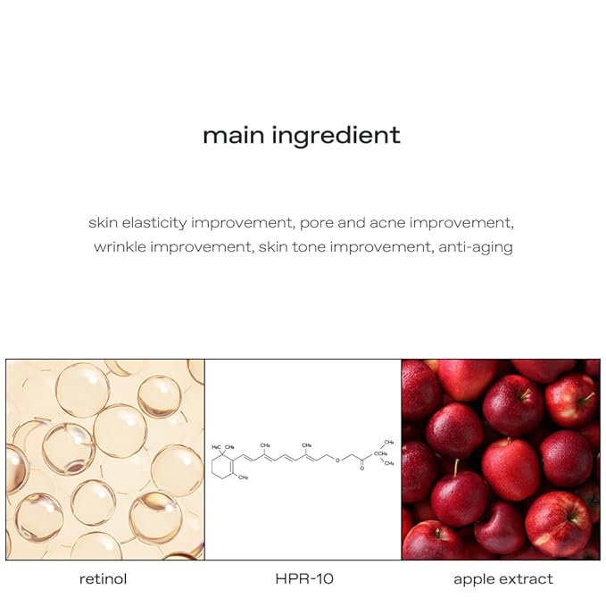 glow by currentive apple retinol eye cream : ointment tvbe viscous texture adheres seamlessly between wrinkles,delivering active ingredients to enhance firmness around the eyes, 0.5 oz