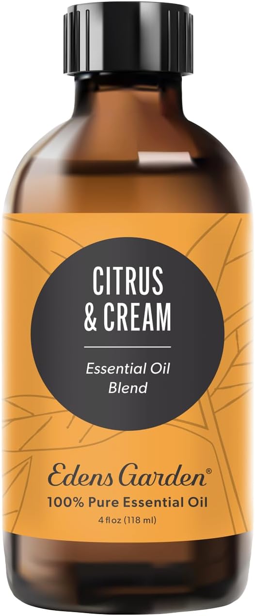 Edens Garden Citrus Cream Essential Oil Blend- 100% Pure Premium Grade, Undiluted, Natural, Therapeutic, Aromatherapy, The Best for Candle, Laundry, Humidifiers 118 ml (4 fl oz)