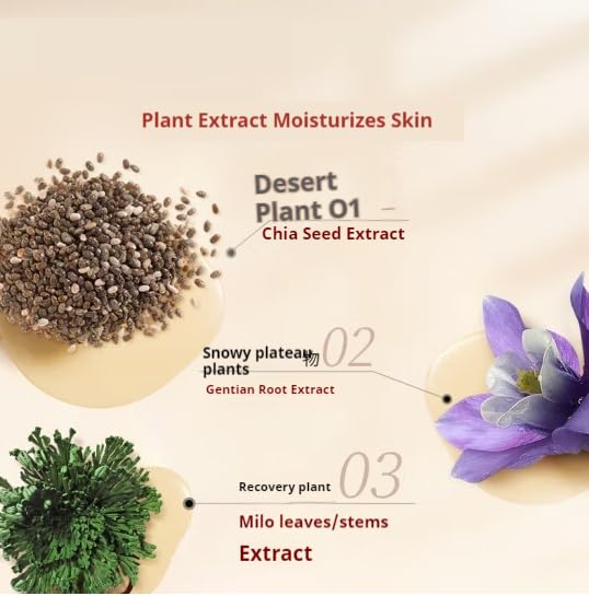 Voolga Hydrating Sheet Face Masks with Hyaluronic Acid,Reduce Fine Lines and Wrinkles, Facial Skin Care Repair 敷尔佳奇亚籽滋养保湿修护贴 25g/5 Pieces/Box