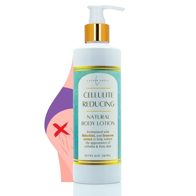 Cellulite Reducing Natural Body Lotion – Hydrating, Toning & Firming, 8 oz