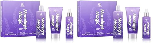 Spa Luxetique Spa Gift Sets for Women, Body Spray for Women, 3 Pcs Lavender Relaxing Spa Kit with Shower Gel, Body Cream,Body Mist, Perfect Birthday Gifts for Moms, and Special Occasions,Unique Gift