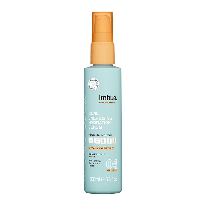 Imbue Curl Energising Hydration Serum for Curly Hair - Enhances and Conditions Curls, Defrizz Coils, Vegan, Curly Girl Compliant, 3.3 fl oz