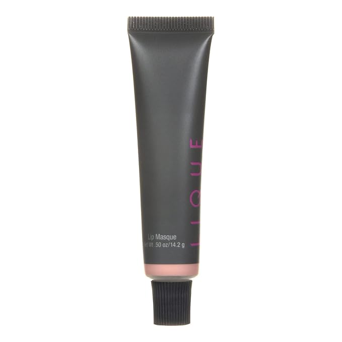 LIQUE Cosmetics Lip Mask for Dry, Cracked Lips, Ultra-Hydrating with a Hint of Color, Hemp Oil, 0.5 Oz.