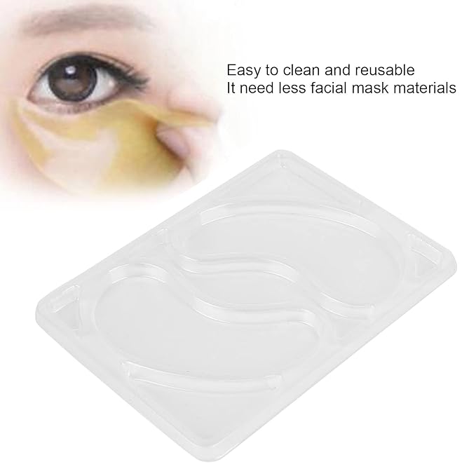 Eyes Mask, 5Pcs Multifunctional Eye Mask Mask Patch Portable Eye Patch Tray DIY Facial Mask Tool for Beauty Salon