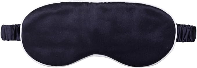 Silk Sleep Mask Light Blocking Luxury 100% Mulberry 19mm Silk Eye Mask Eye Cover Blindfold Ultra Soft Light & Comfy Anti Aging Skin Care with Travel Bag Gift Package