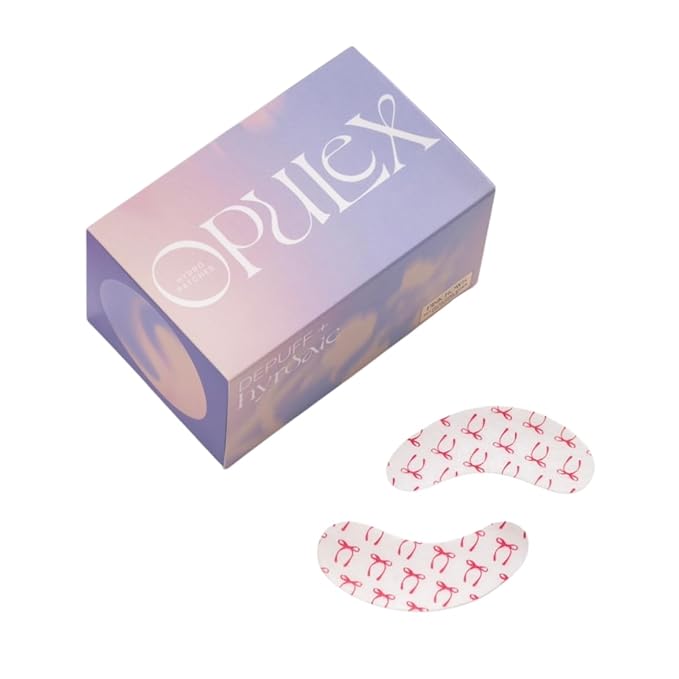 50 Pairs Under Eye Gel Pads for Lash Extensions, Lash Lifts, Aloe Vera Hydrogel Eye Patch (bow)