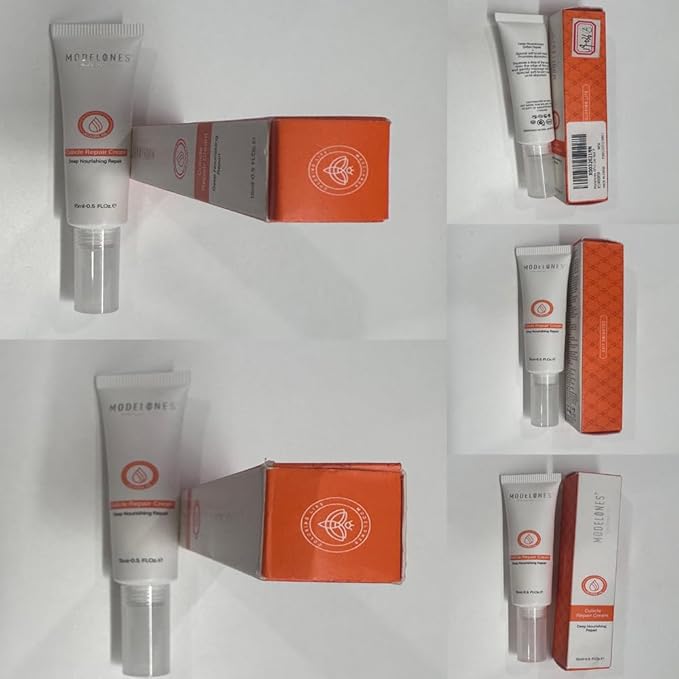 modelones Cuticle Cream, Ultra-Hydrating Nail Care for Damaged Nails Organic Jojoba Oil Vitamin E, Cuticle Non-greasy Dry Cracked Cuticles 15ML