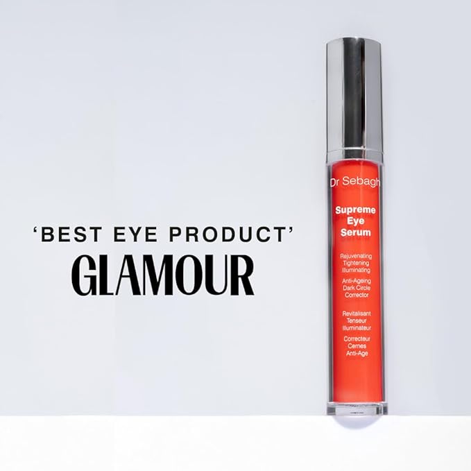 Supreme Eye Serum (0.5 fl oz) - Advanced Roll-On Formula | Designed to Aid Smoother Younger & Firmer-Looking Skin | Helps Reduce Puffiness Circles Fine Lines & Wrinkles | Boosts Elasticity