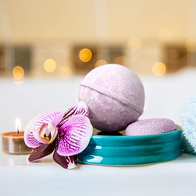 Purple Canyon Lavender Bath Bombs for Women | Relaxing, Natural Bath Bombs | Relaxing Self Care Gift