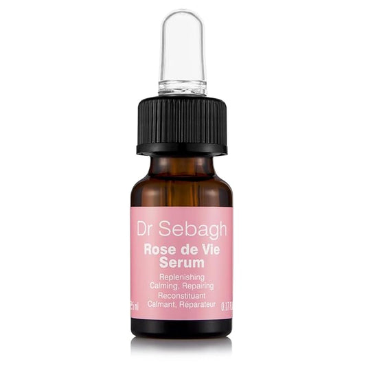 Rose de Vie Serum - 0.17 fl oz | Award-Winning Nourishing Anti-Aging Formula | Use with Dry, Mature, or Sensitive Skin | Designed to Soothe Redness & Irritation | Regenerating & Invigorating