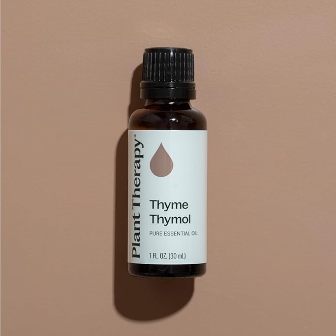 Plant Therapy Thyme Essential Oil (Thymol) 100% Pure, Undiluted Thyme Oil, Natural Aromatherapy, Therapeutic Grade 30 mL (1 oz)
