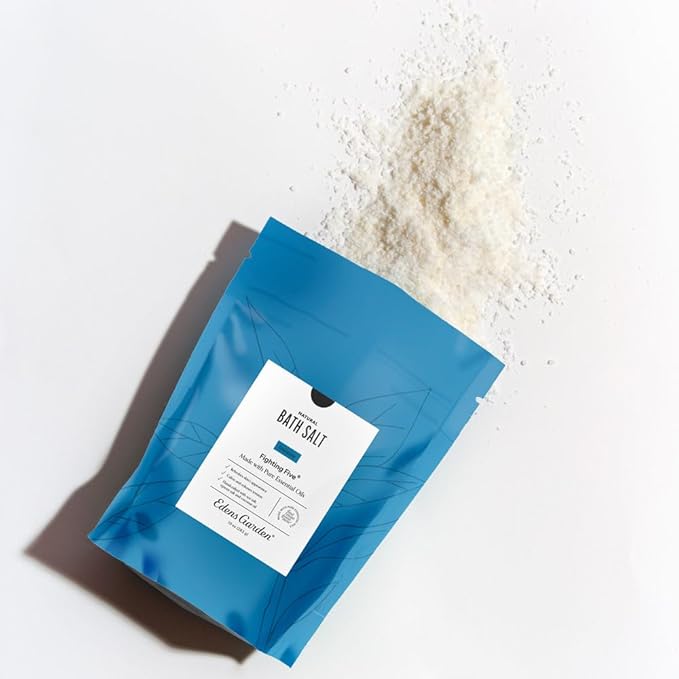 Edens Garden Fighting Bath Salt Soak – Immunity Blend with Pure Essential Oils, Epsom & Dead Sea Salt with Magnesium – Natural Relief, Wellness & Relaxation Bath Salts for Women & Men, 10 oz (283 g)