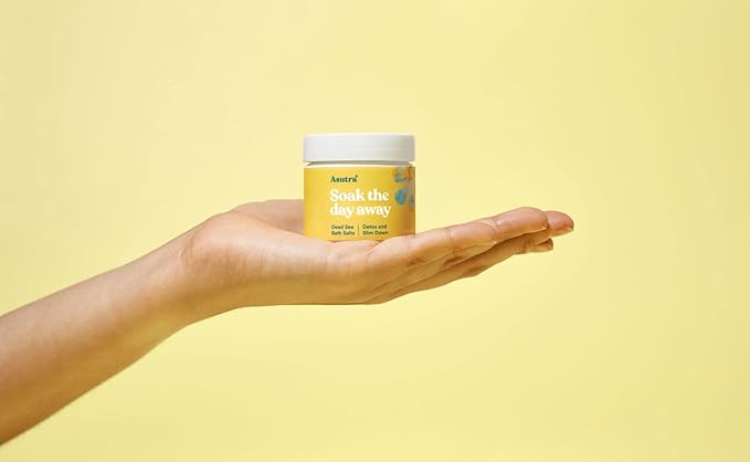 ASUTRA Dead Sea Bath Salts (3 Scent Mini Sampler), 2 oz Each - Soak in Rich & Vital Healing Minerals - Travel Sized Jars for On-The-Go Relaxation