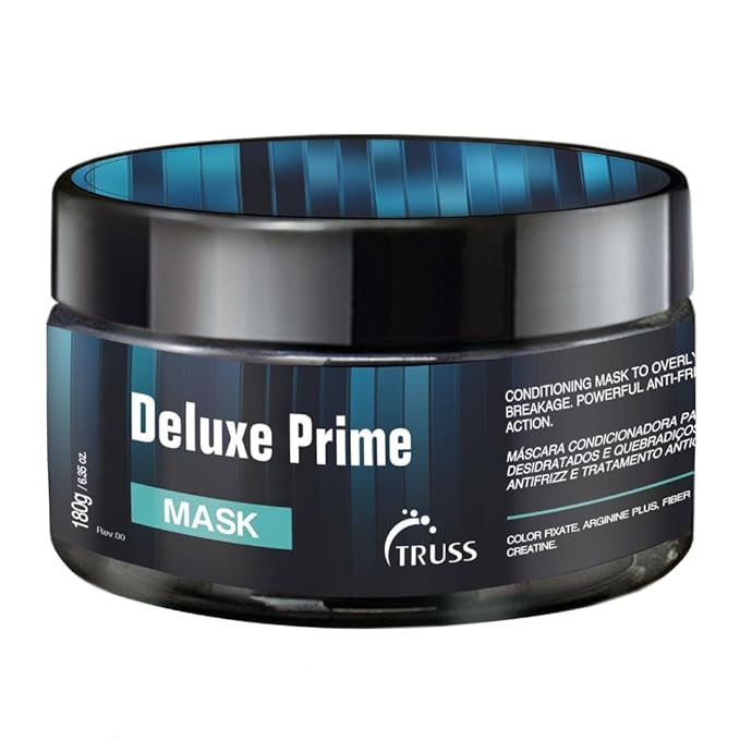 TRUSS Prime Mask - Deep Conditioning Treatment - Creatine & Arginine Plus Hair Repair, Rebuilds Vitality Back to Damaged and Dry Hair - Reduces Fading with Color Fixative (6.35 oz)