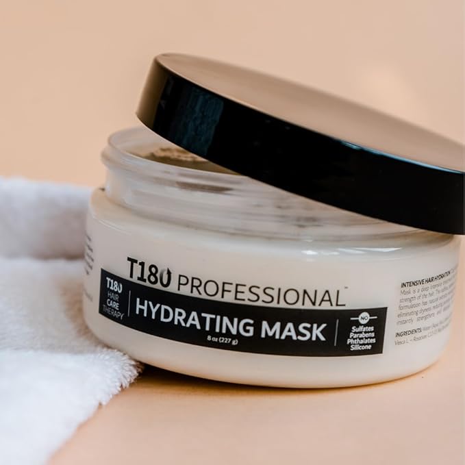 Deep Conditioning Hair Mask – 8oz Hair Mask for Dry Damaged Hair – Natural and Vegan Hydrating Hair Mask – Weightless Hair Treatment for Dry Damaged Hair, Frizz Control