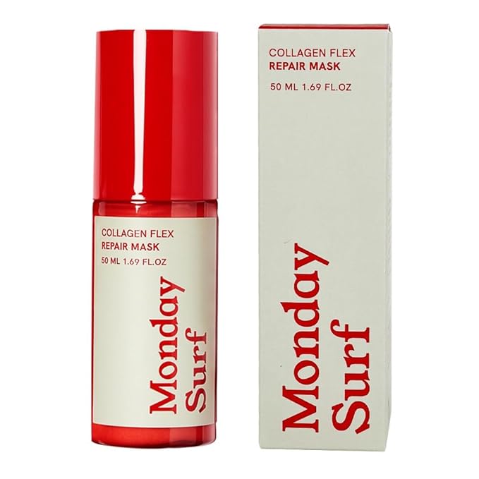 Collagen Flex Repair Mask, 20-Use Value Pack, 3-Minute Hydration & Elasticity Boost, Eco-Friendly Wash-Off Cream, Pore Minimizing & Skin Refining, Korean Skin care, 1.67 Fl Oz