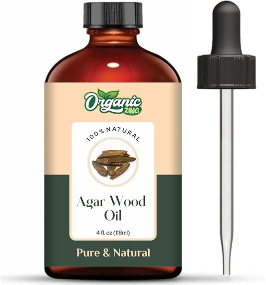 Agarwood (Aquilaria malaccensis) Oil | Pure & Natural Essential Oil for Skincare, Aroma & Diffusers - 118ml/3.99fl oz